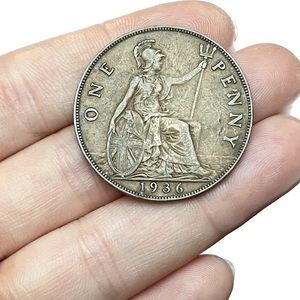🎈$5 add on - 1936 ONE PENNY - George V